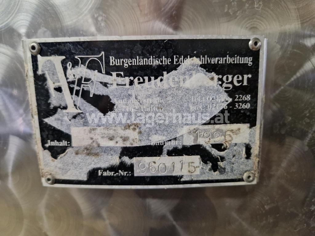 Freudenberger WEINLAGERTANK 9052-00033-1 © GM Bilder