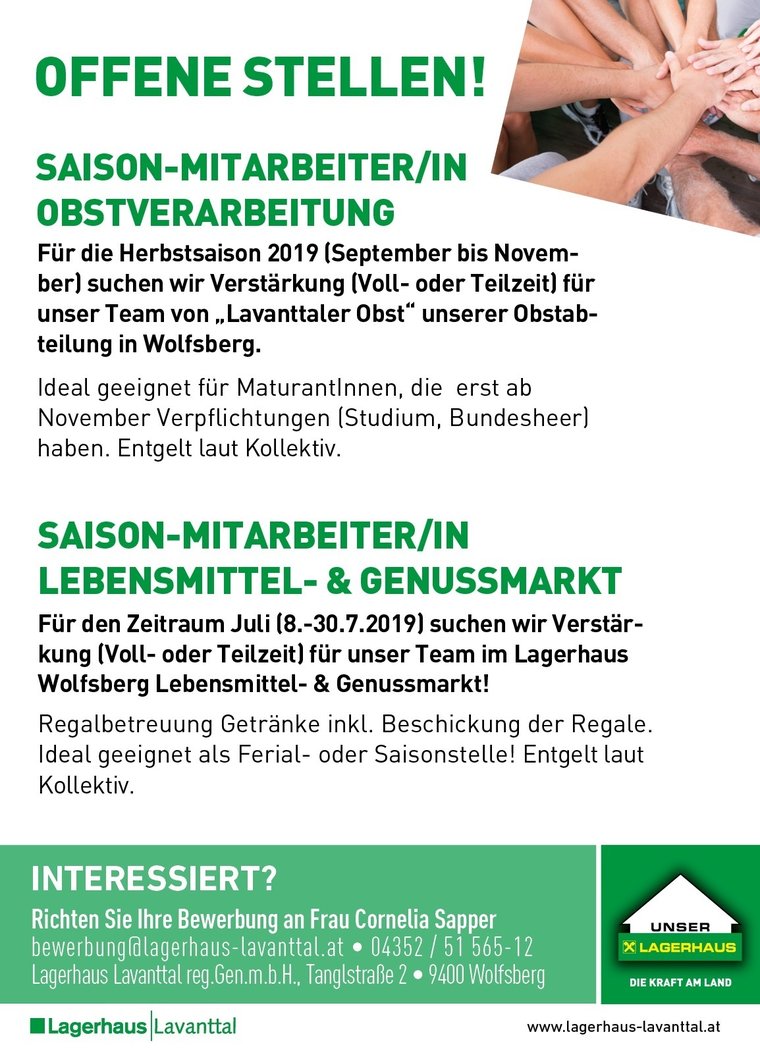 2019-Saisonstellen © Archiv