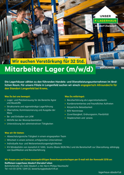 Stellenanzeige 2218 Lager Lengenfeld.png Stellenanzeige 2218 Lager Lengenfeld.png