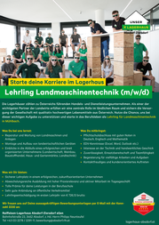 Stellenanzeige 2230 landm. Lehrling Mühlbach.png Stellenanzeige 2230 landm. Lehrling Mühlbach.png