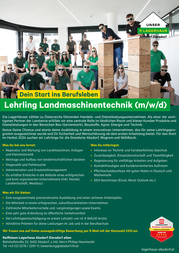 Stellenanzeige 2313 landm. Lehrling Absdorf.png Stellenanzeige 2313 landm. Lehrling Absdorf.png