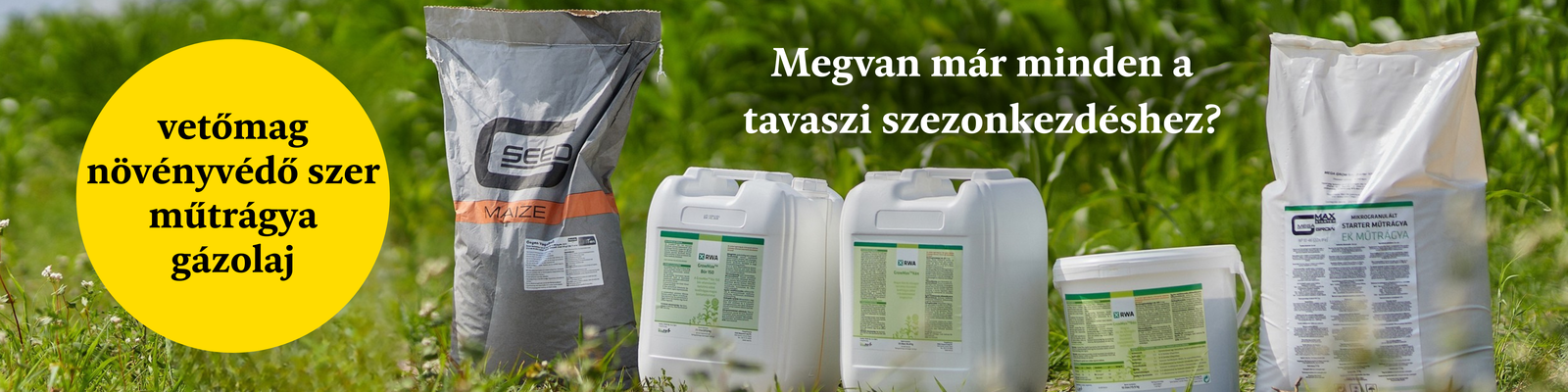 Megvan már minden a tavaszi szezonkezdéshez? Weboldal Banner  © RWA Magyarország kft.